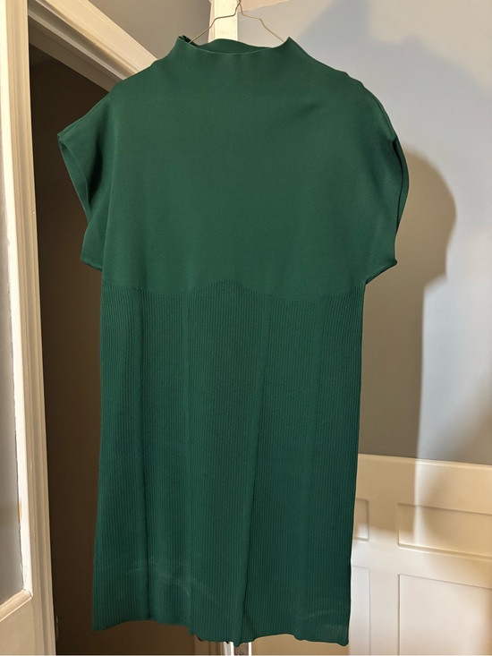 Anthropologie Dresses & Skirts - Anthropologie Teal Sleeveless Mock Neck Dress